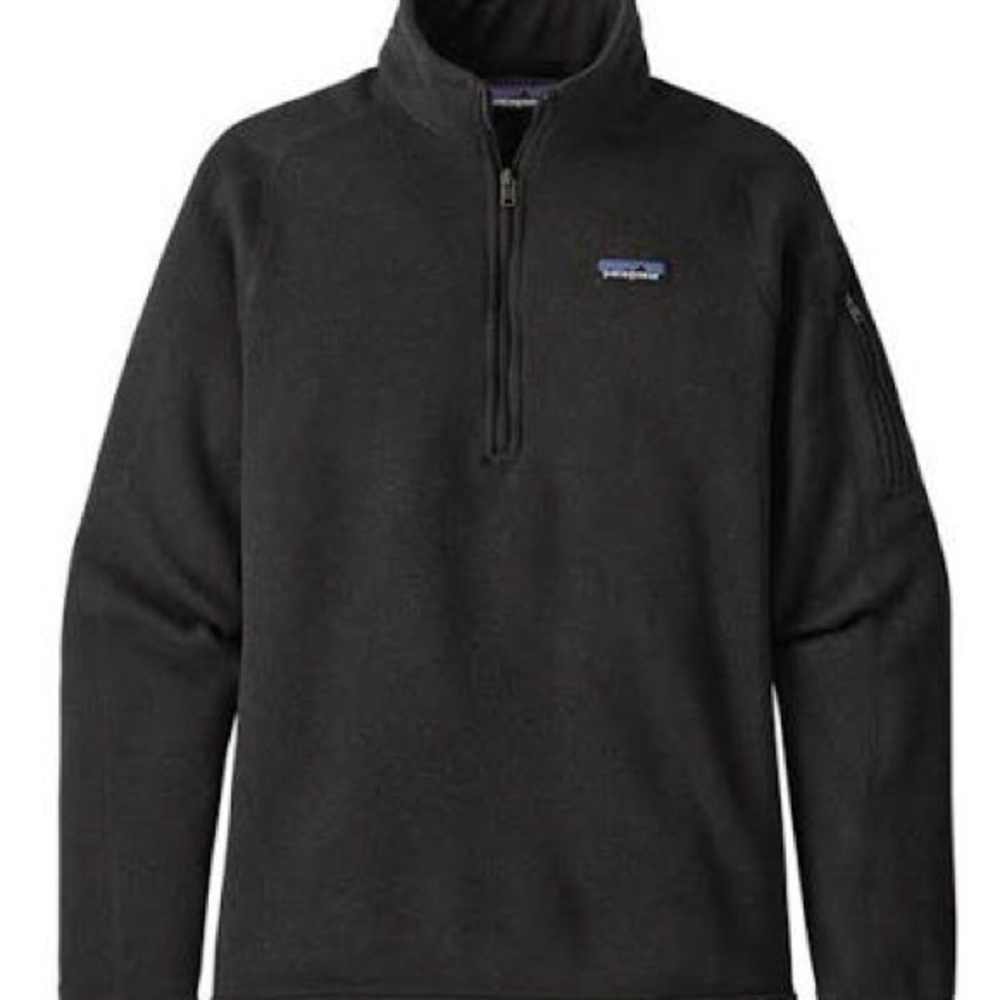 Patagonia Better Sweater Men's Black 1/4 Zip-Up Sweater